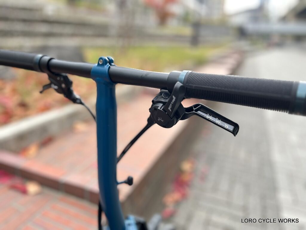BROMPTON urban 2速モデルをH&H外装5速化キットで進化させた BROMPTON urban 2速モデルをH&H外装5速化キットで進化させた