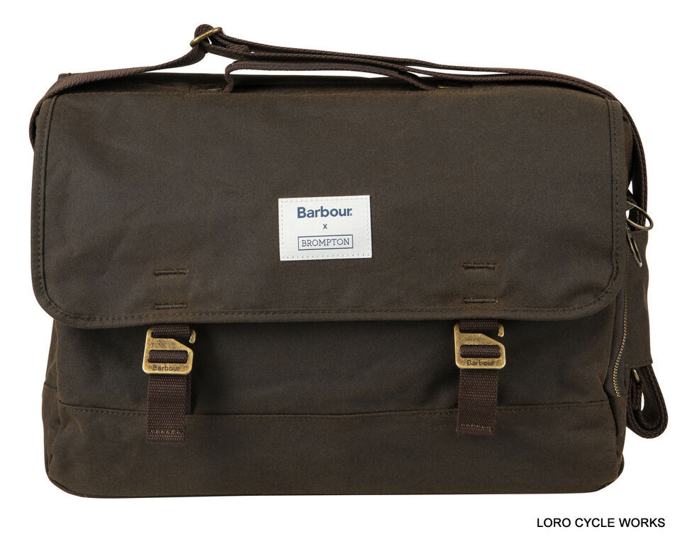 Barbour × Brompton Wax City Bag : LORO CYCLE WORKS Barbour × Brompton Wax City Bag : LORO CYCLE WORKS