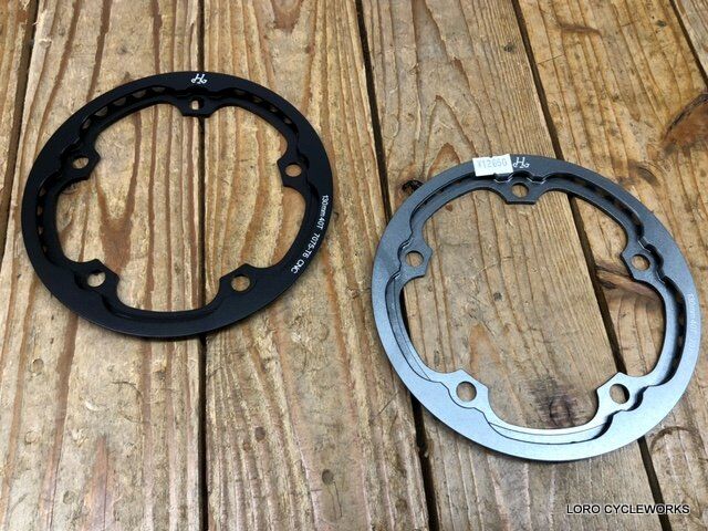 ブロンプトン　純正　クランク　チェーンリング44T CYCLETECH-IKD : BROMPTON 44T Black Chainring/Guard assy for