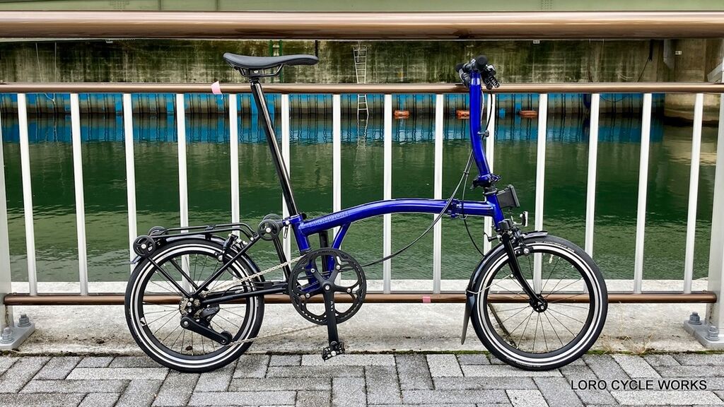 本日発売のBROMPTON P Line ボルトブルーラッカーのご紹介 本日発売のBROMPTON P Line ボルトブルーラッカーのご紹介
