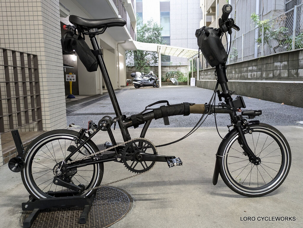 BROMPTONにFormosaアルミクランク。 : LORO CYCLE WORKS