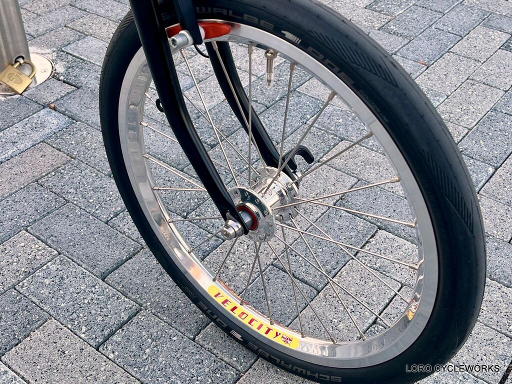 Brompton C Line をシングルスピードカスタム致しました Brompton C Line をシングルスピードカスタム致しました