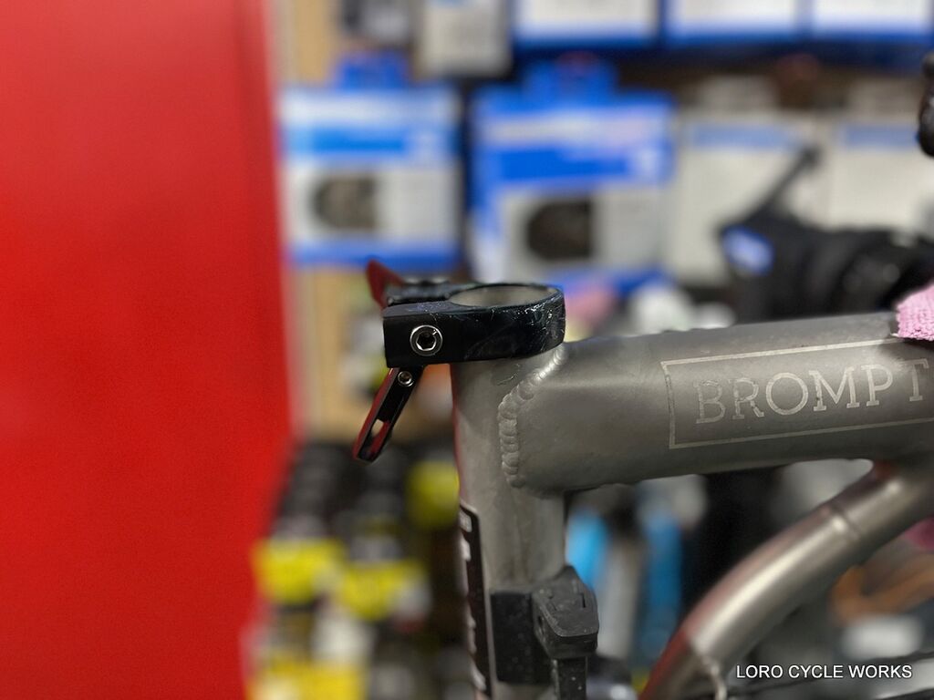 たぶん日本初？BROMPTON T Line シートスリーブ交換～その2～ : LORO