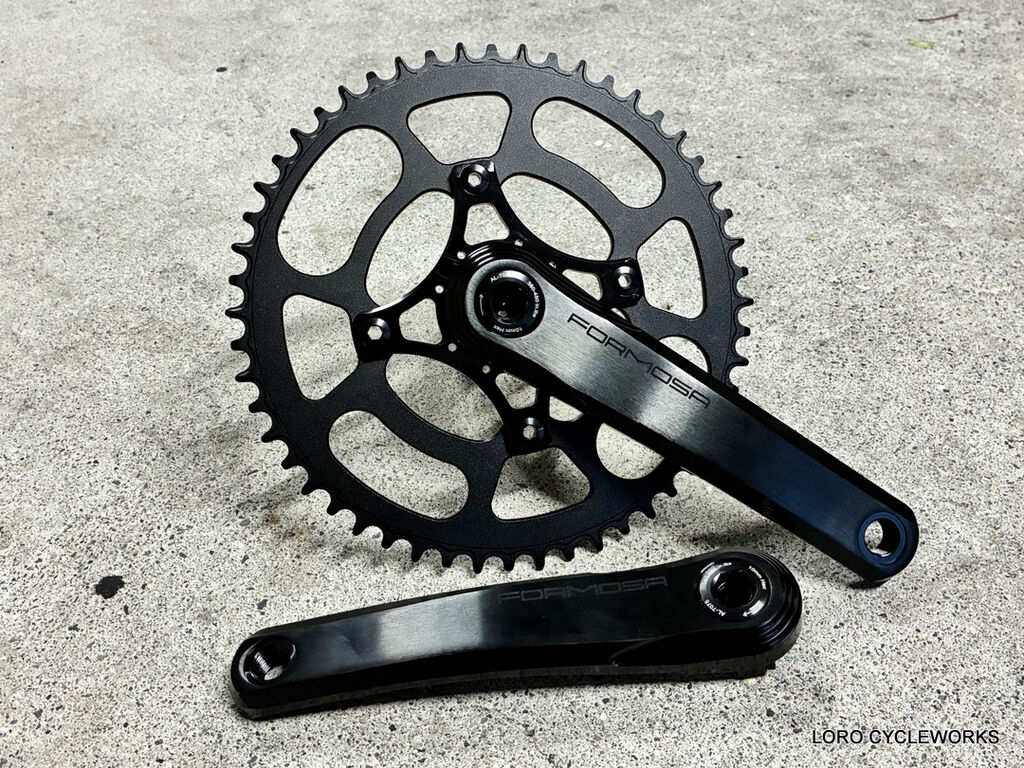 165mm FORMOSAクランクセット165mm 超美品 165mm FORMOSAクランクセット165mm 超美品 Formosa クランク 165mm