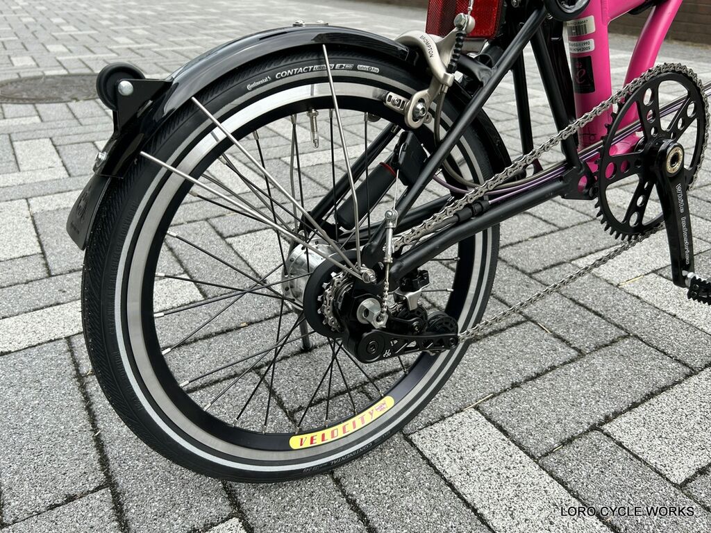 BROMPTON ブロンプトン 純正 フロントホイール スタンダード ブラック