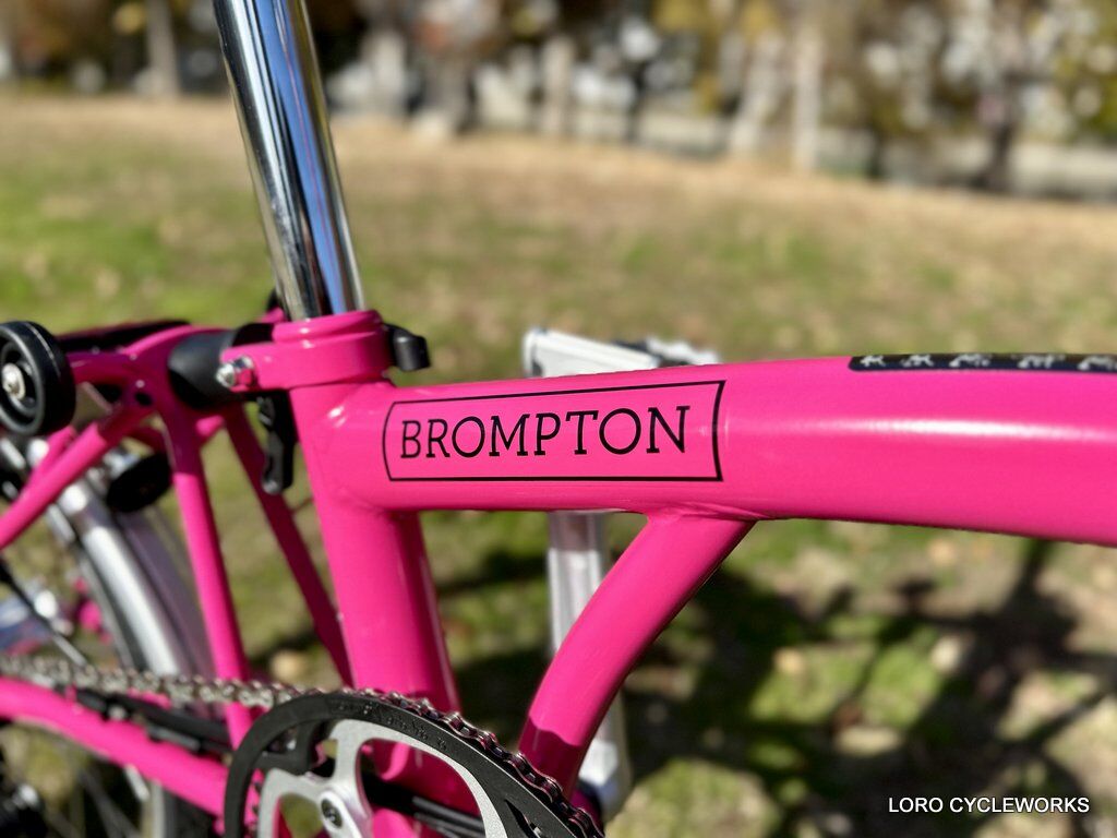 Brompton Archive Edition 2.0(ホットピンク)入荷!!! : LORO Brompton Archive Edition 2.0(ホットピンク)入荷!!! : LORO