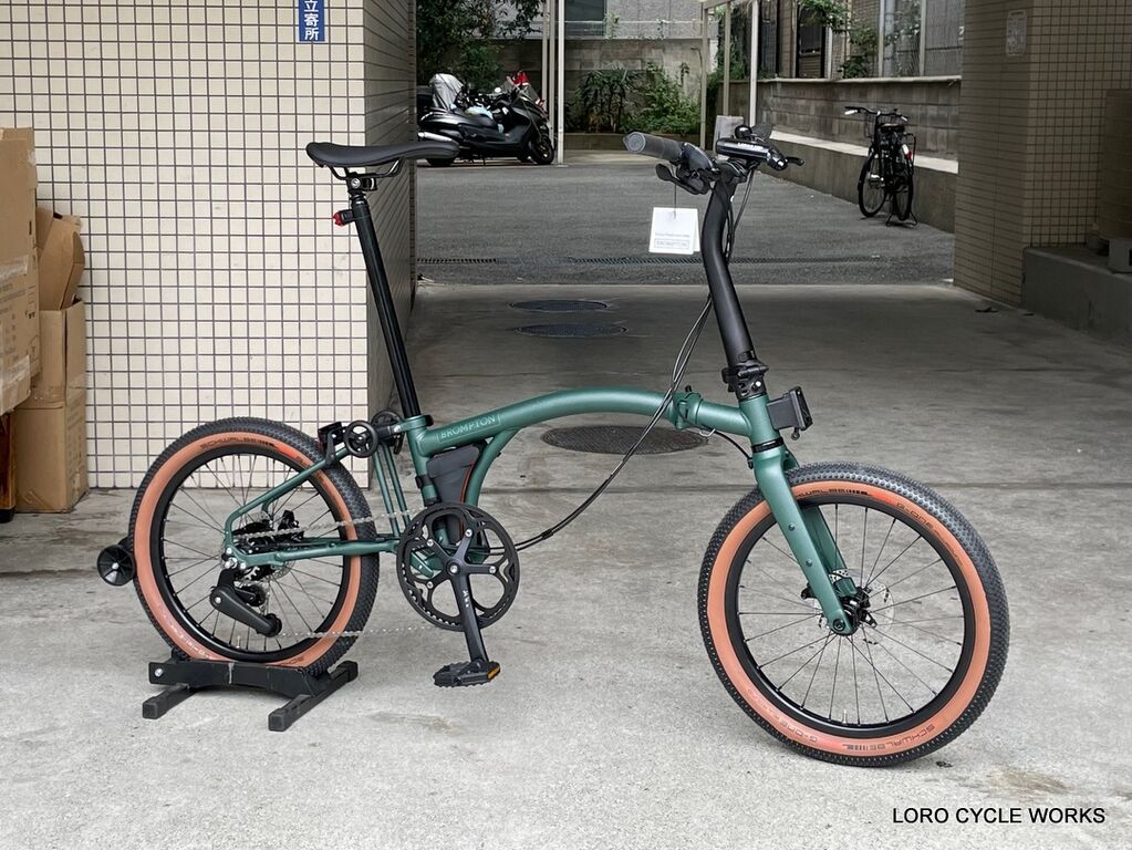 Brompton G Line 純正ホイールセット Brompton G Line 純正ホイールセット Brompton G Line 純正ホイール