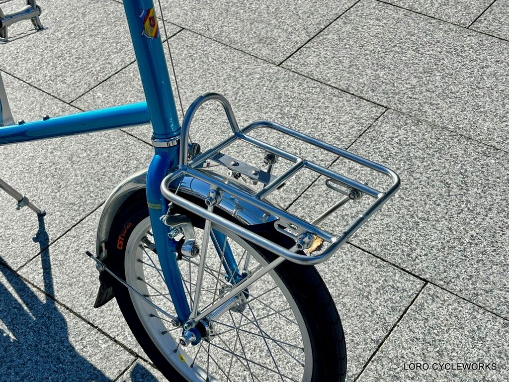 ARAYA マイクロスワローにフロントラックをお取り付けしました