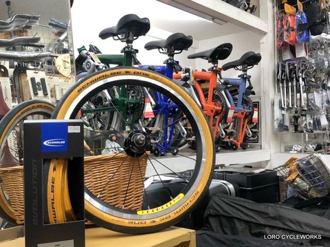 SCHWALBE One Tanwall BROMPTON タイヤ2本セット Schwalbe One Tanwall Tire - Folding | Brompton Bicycle USA
