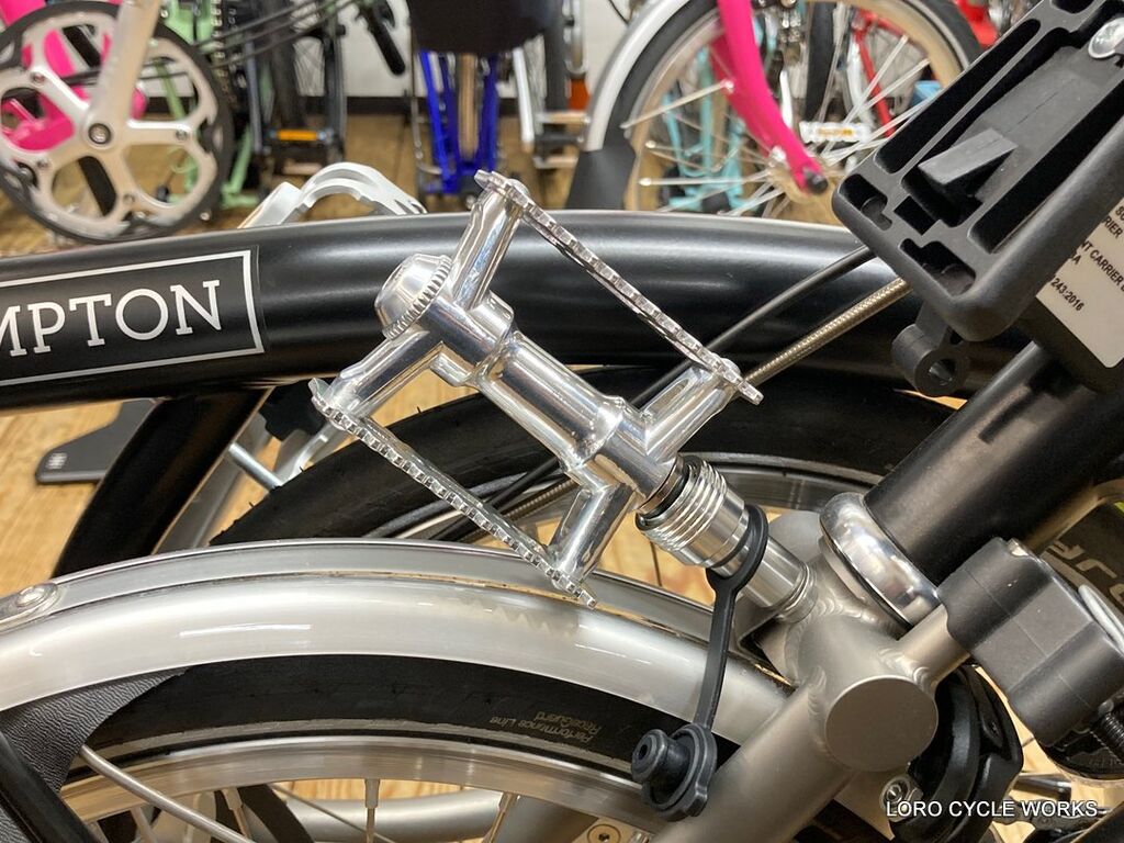 BROMPTON用RIDEAヘッドパーツ廃盤チェレステ CHPT3 ブロンプトン BROMPTON用RIDEAヘッドパーツ廃盤チェレステ CHPT3 ブロンプトン