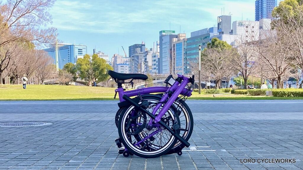 ブロンプトン【ポップライラック】1台キャンセルが出ました！ : LORO