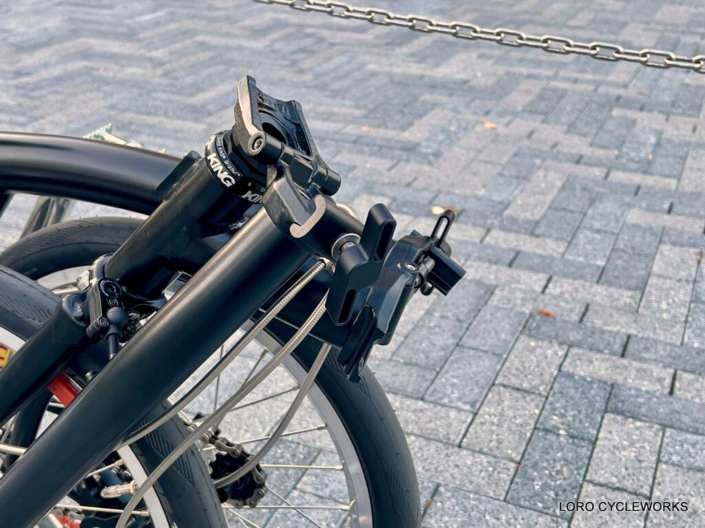 Brompton C Line をシングルスピードカスタム致しました Brompton C Line をシングルスピードカスタム致しました