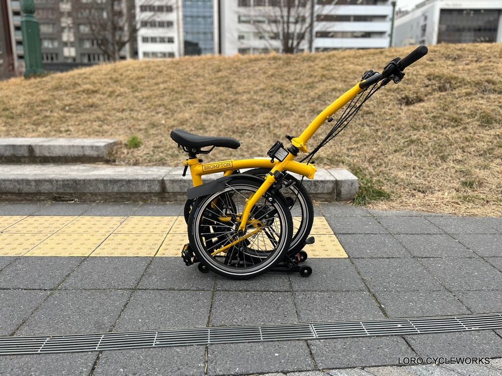 Brompton バンブルビーイエロー P Line M4L Brompton】 P Line