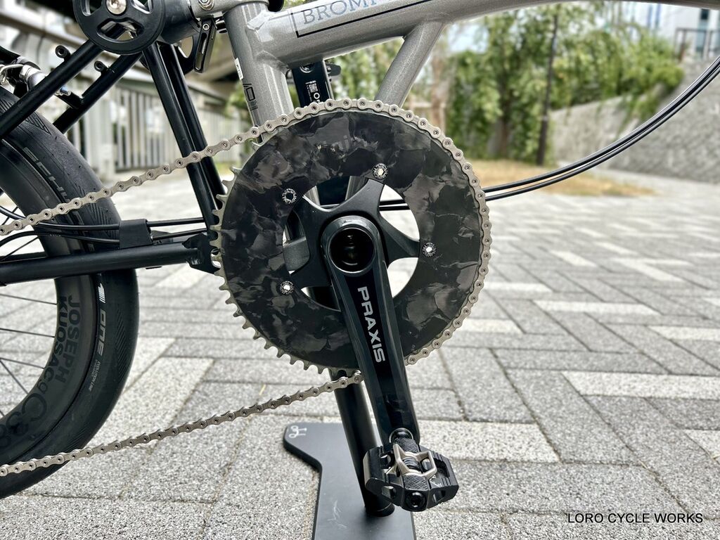 BROMPTON P Line 外装5速化カスタム : LORO CYCLE WORKS BROMPTON P Line 外装5速化カスタム : LORO CYCLE WORKS