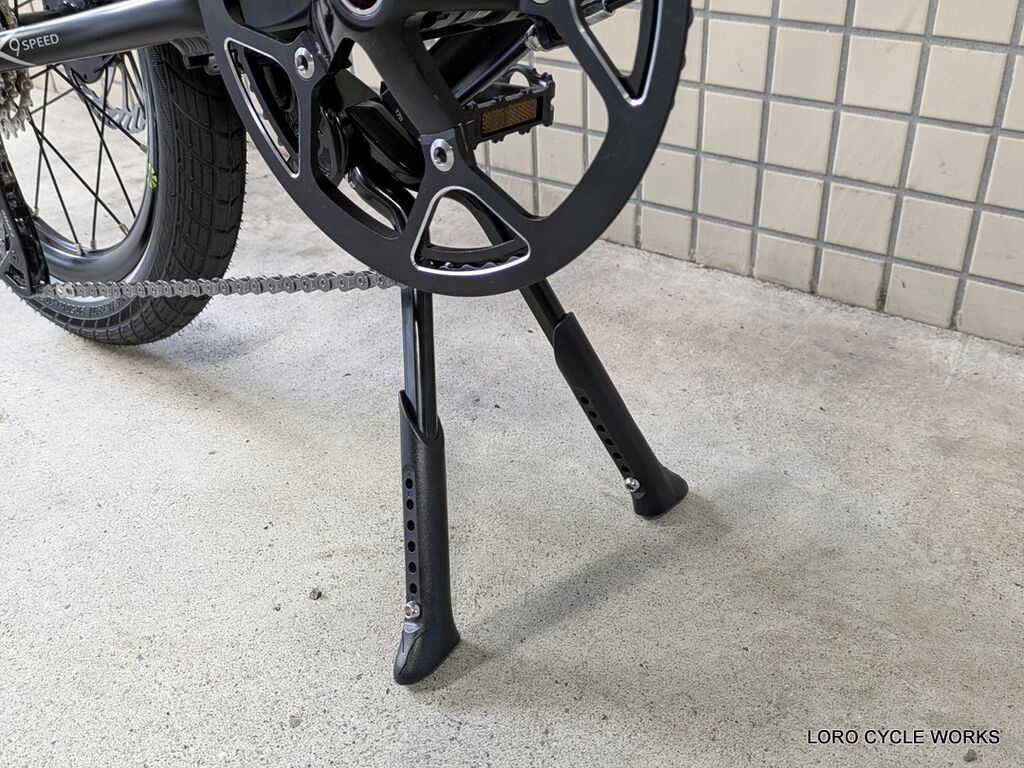 DAHON K9XにBIG APPLEとダブルレッグキックスタンドを付けてご納車