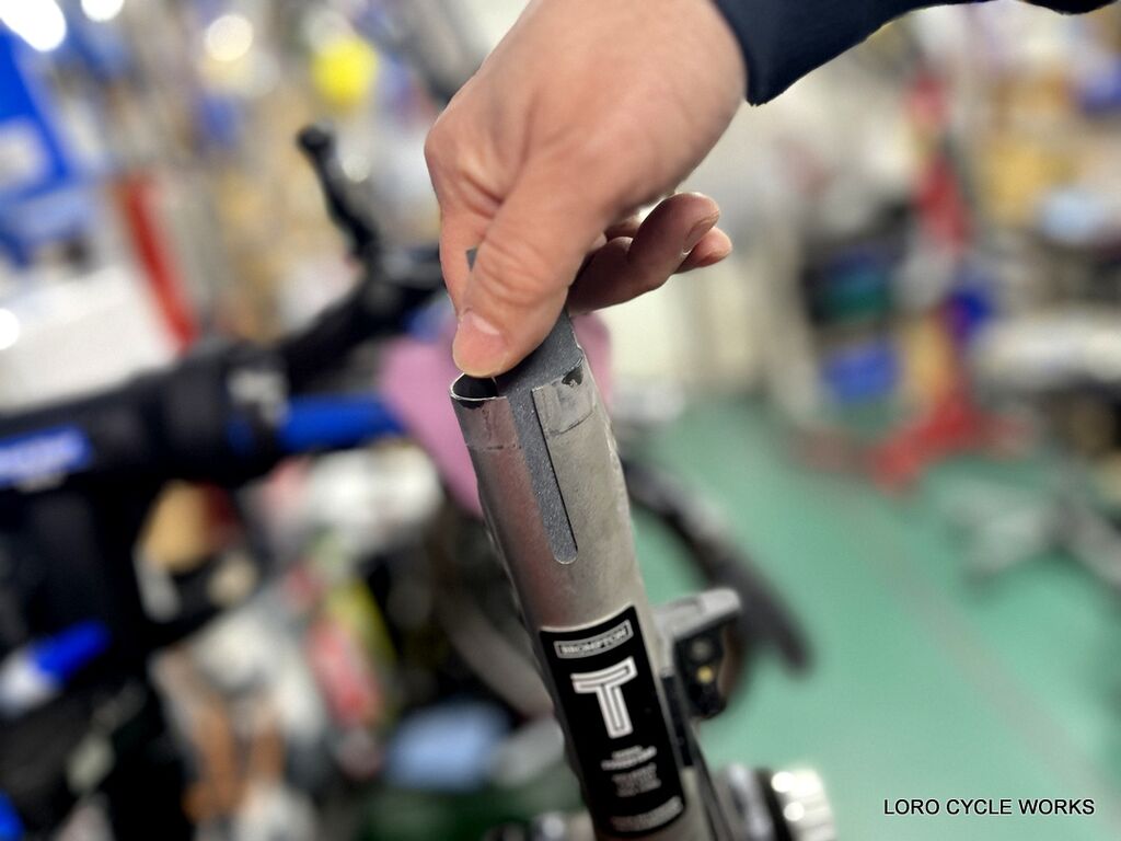たぶん日本初？BROMPTON T Line シートスリーブ交換～その2
