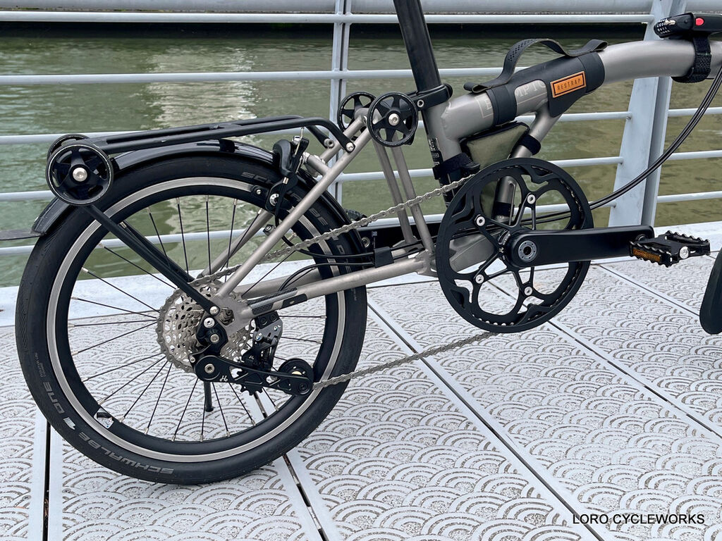 Brompton T Line を外装7段変速カスタム致しました！ : LORO CYCLE WORKS