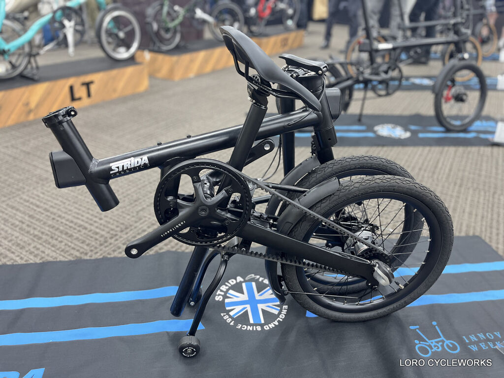 【ジャンク】ストライダ　折りたたみ自転車 ブラック STRIDA 折りたたみ自転車 黒 ジャンク