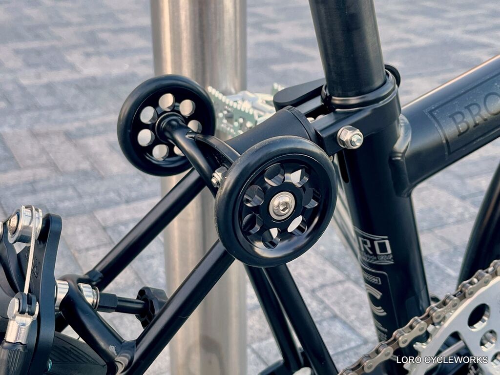 Brompton C Line をシングルスピードカスタム致しました Brompton C Line をシングルスピードカスタム致しました