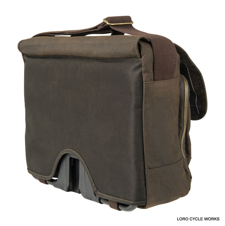 Barbour × Brompton Wax City Bag : LORO CYCLE WORKS Barbour × Brompton Wax City Bag : LORO CYCLE WORKS