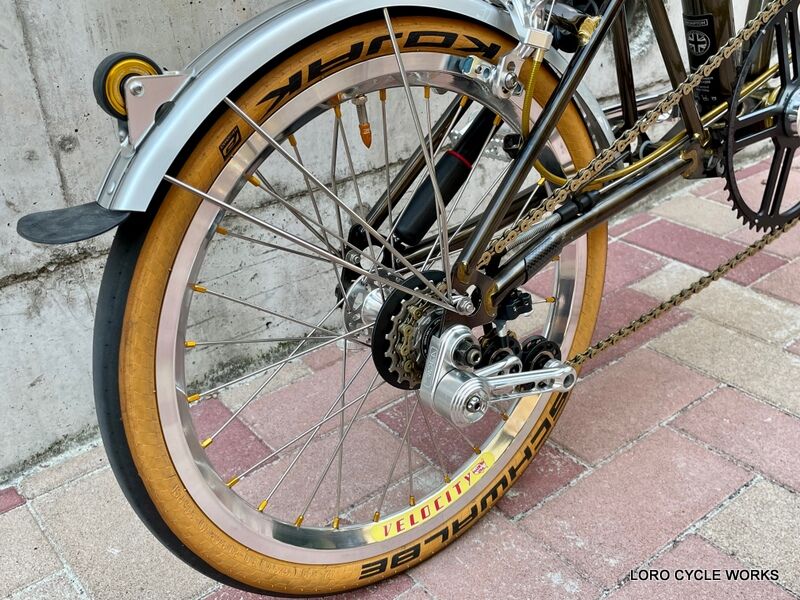 Brompton × Phil Wood × White Industries カスタム完成