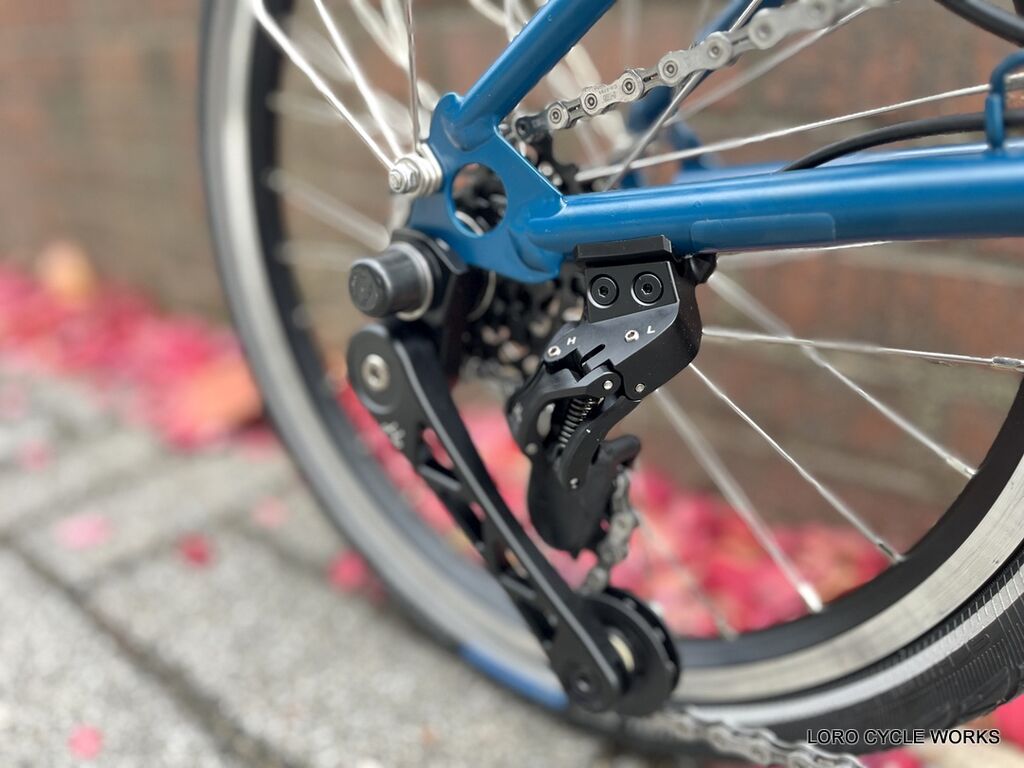 BROMPTON urban 2速モデルをH&H外装5速化キットで進化させた BROMPTON urban 2速モデルをH&H外装5速化キットで進化させた