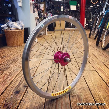 BROMPTON - BROMPTON 　ブロンプトン　ホイール　フィルウッド Phil Wood x Velocity Brompton Front Wheel - Ultra Low Drag