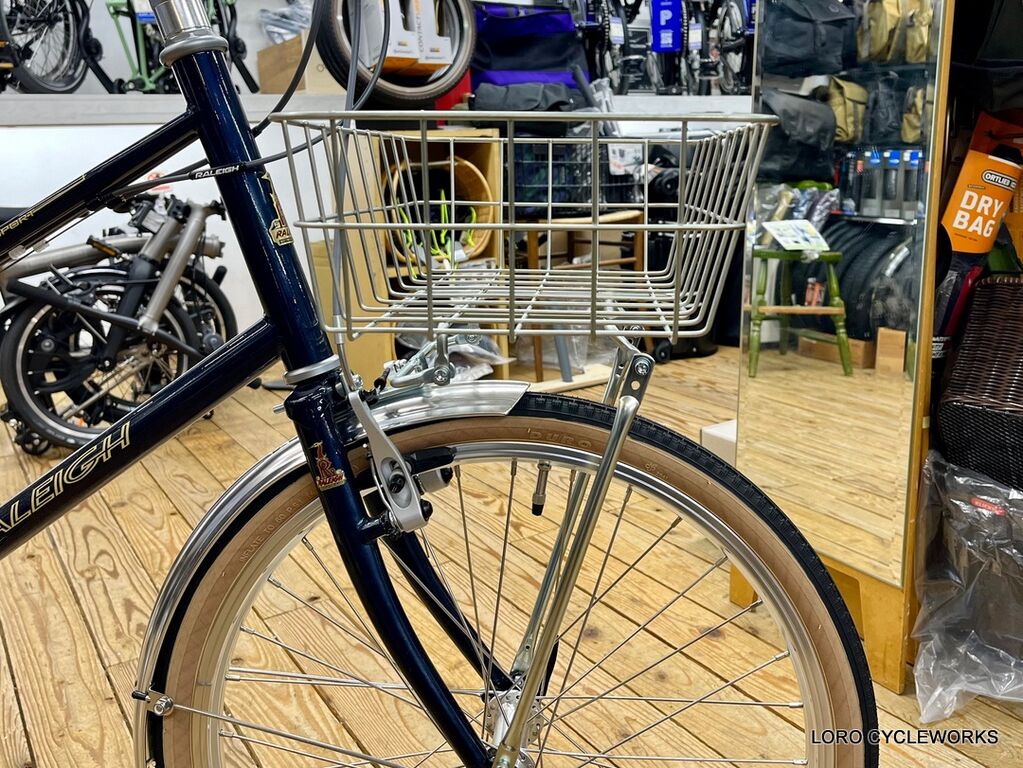 Raleigh RSM におしゃれなバスケットをお取り付けしました。 : LORO