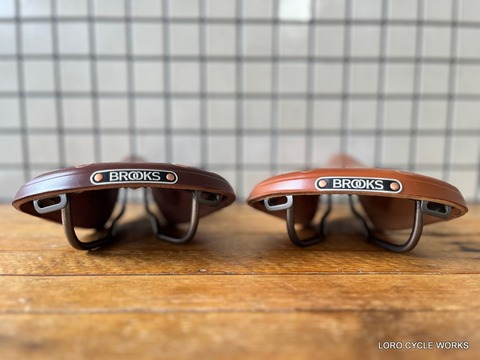 Brooks ブルックス　チタン　スプリンターB17 ブラウンレザーサドル　B1 Brooks ブルックスチタンスプリンターB17 ブラウンレザーサドルB1
