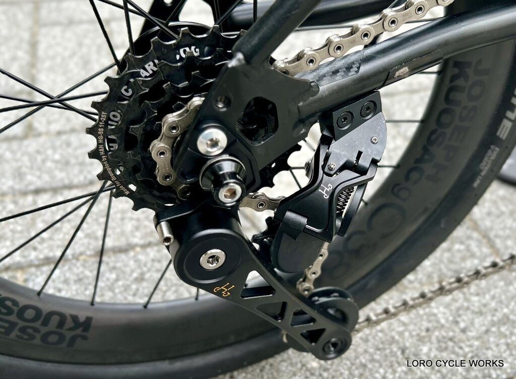 BROMPTON P Line 外装5速化カスタム : LORO CYCLE WORKS BROMPTON P Line 外装5速化カスタム : LORO CYCLE WORKS