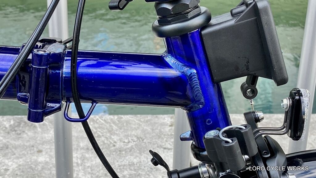 本日発売のBROMPTON P Line ボルトブルーラッカーのご紹介。 : LORO