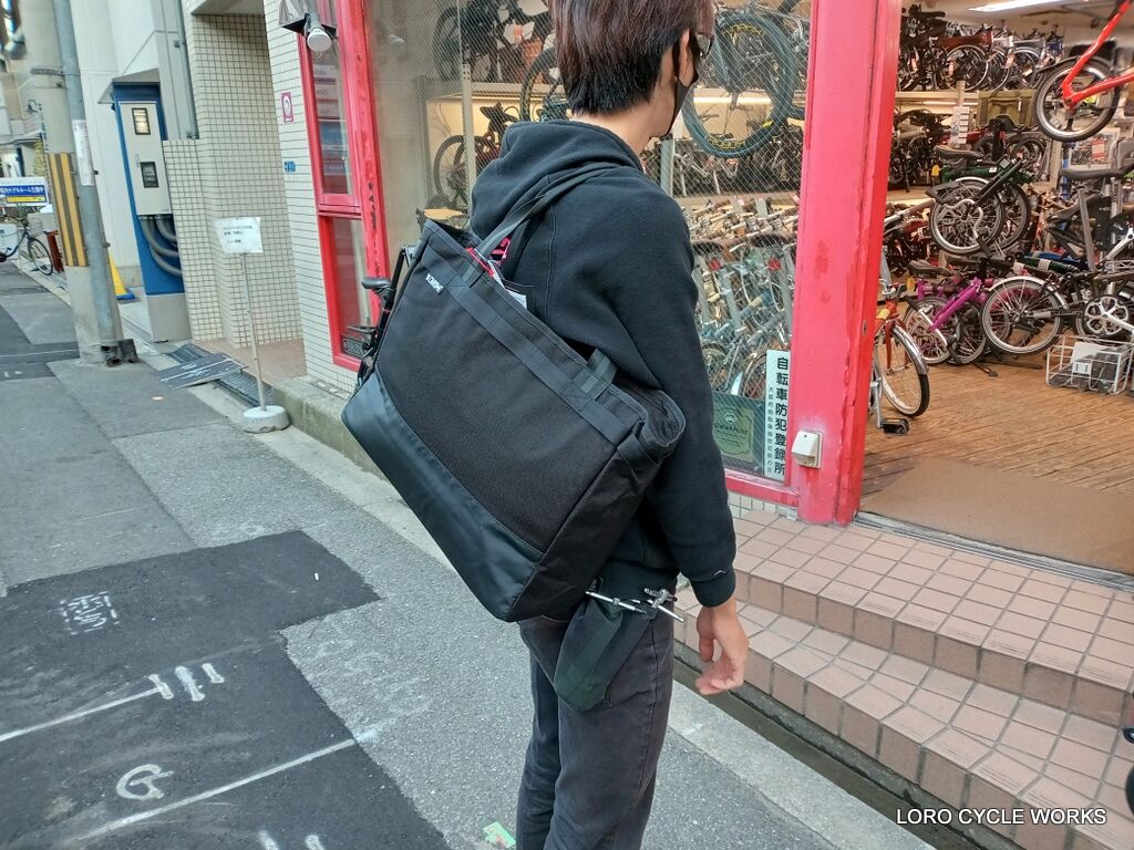 トートにもメッセンジャーにもなる4Wayバッグ「FLEXIBLE BIKE
