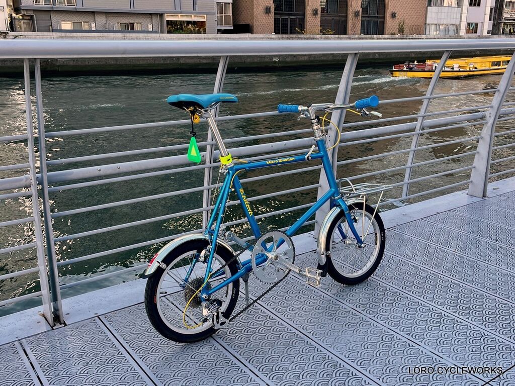 ARAYA マイクロスワローにフロントラックをお取り付けしました