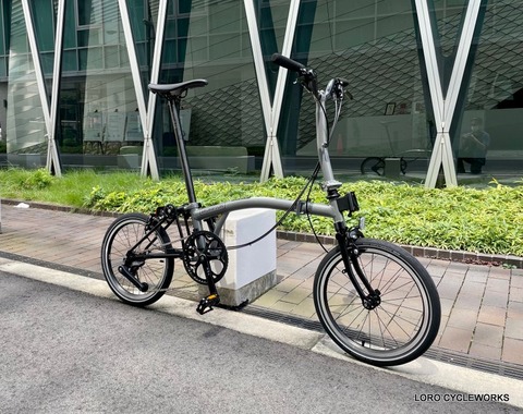 takataka★BROMPTON★P LINE★4速★Eバージョン走行少 takataka様専用☆BROMPTON☆P LINE☆4速☆Eバージョン走行少