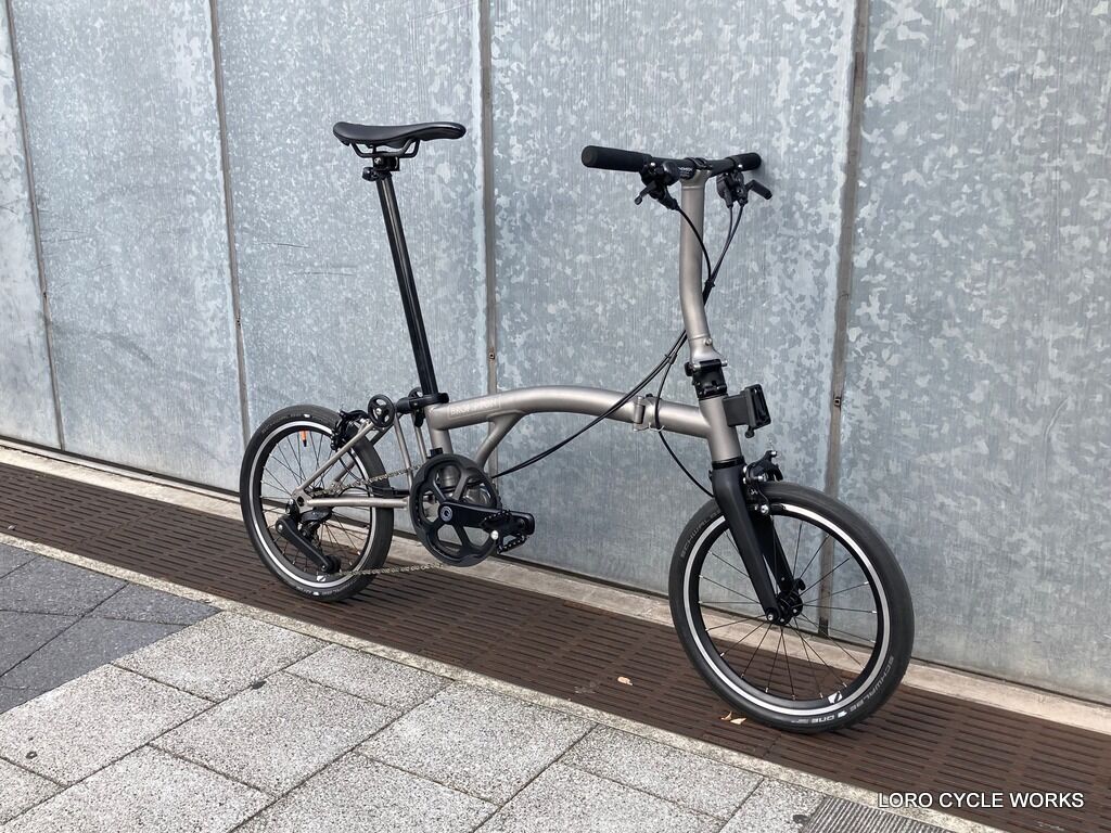 BROMPTON T-Lineをライトにカスタムさせて頂きました。 : LORO CYCLE WORKS