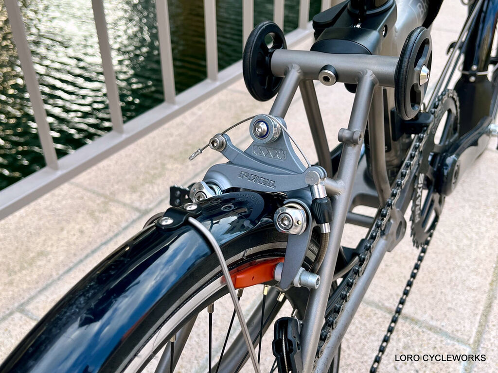Brompton T Line に PAUL RACER MB ブレーキをお取り付けしました