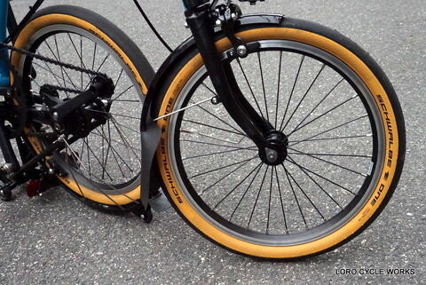 SCHWALBE One Tanwall BROMPTON タイヤ2本セット ☆SCHWALBE☆One Tanwall BROMPTON タイヤ2本セット