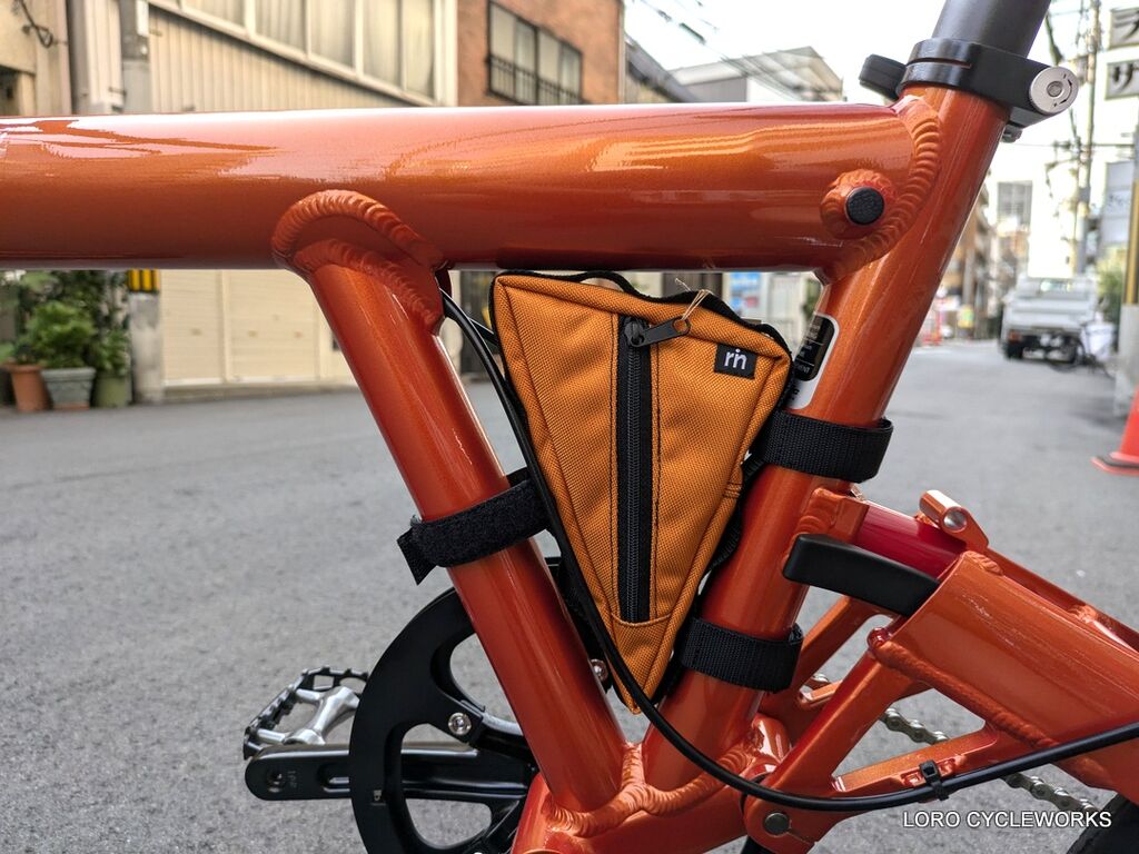 birdyのあのスペースを有効活用するフレームバッグが入荷しました