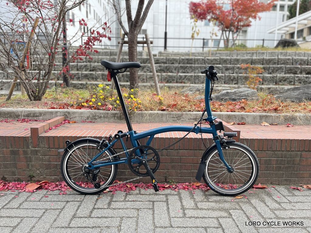 新車のBrompton M2Lから外した純正シフターと外装変速機パーツ一式 新車のBrompton M2Lから外した純正シフターと外装変速機パーツ
