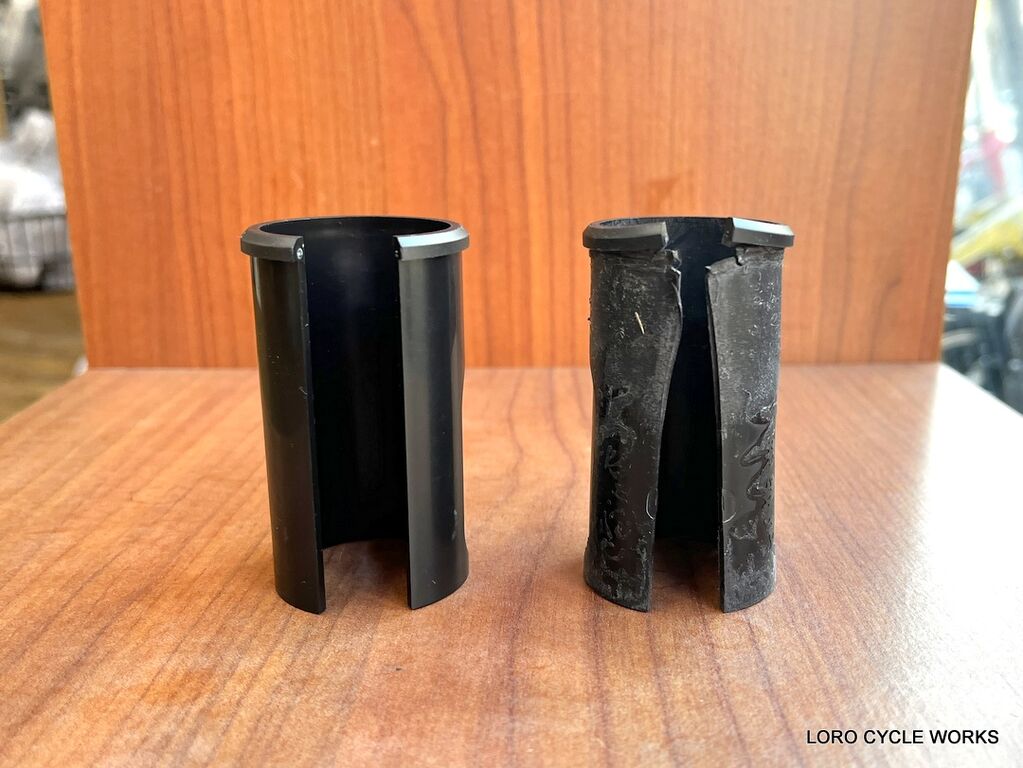 もしかしたら日本初？BROMPTON T Line シートスリーブ交換 : LORO