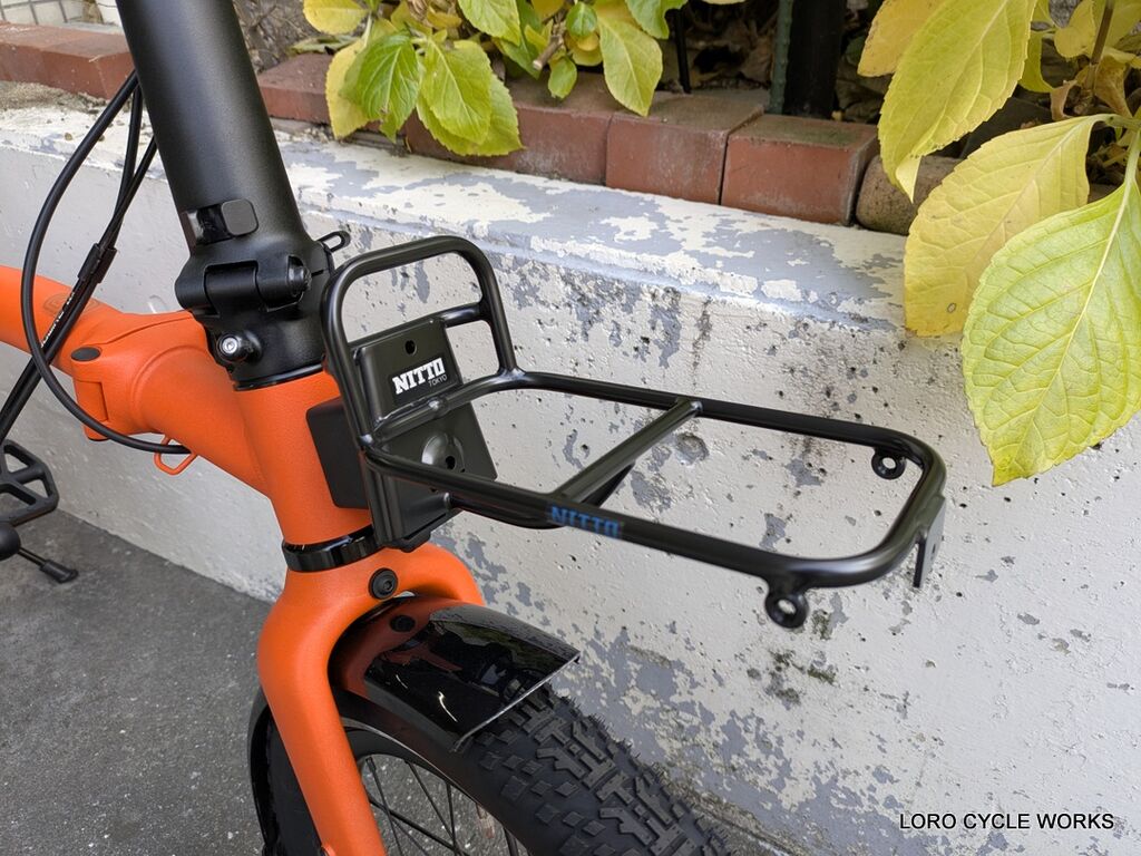 BROMPTON用NITTO製フロントラックが再入荷しました。 : LORO CYCLE WORKS