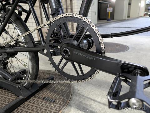 BROMPTONにFormosaアルミクランク。 : LORO CYCLE WORKS
