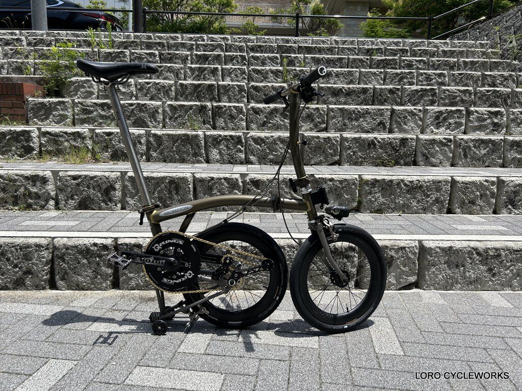 BROMPTONカスタム H&H × Joseph Kuosac 5speed : LORO CYCLE WORKS BROMPTONカスタム H&H × Joseph Kuosac 5speed : LORO CYCLE WORKS