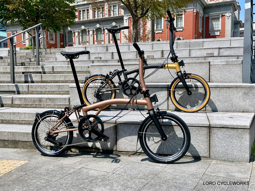 BROMPTON T LINE チタン お客様の1台】チタンフレームが話題の予約完売『BROMPTON T-LINE
