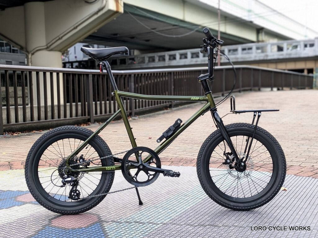 Tern AMP F1にフロントラックを付けていい感じ : LORO CYCLE WORKS