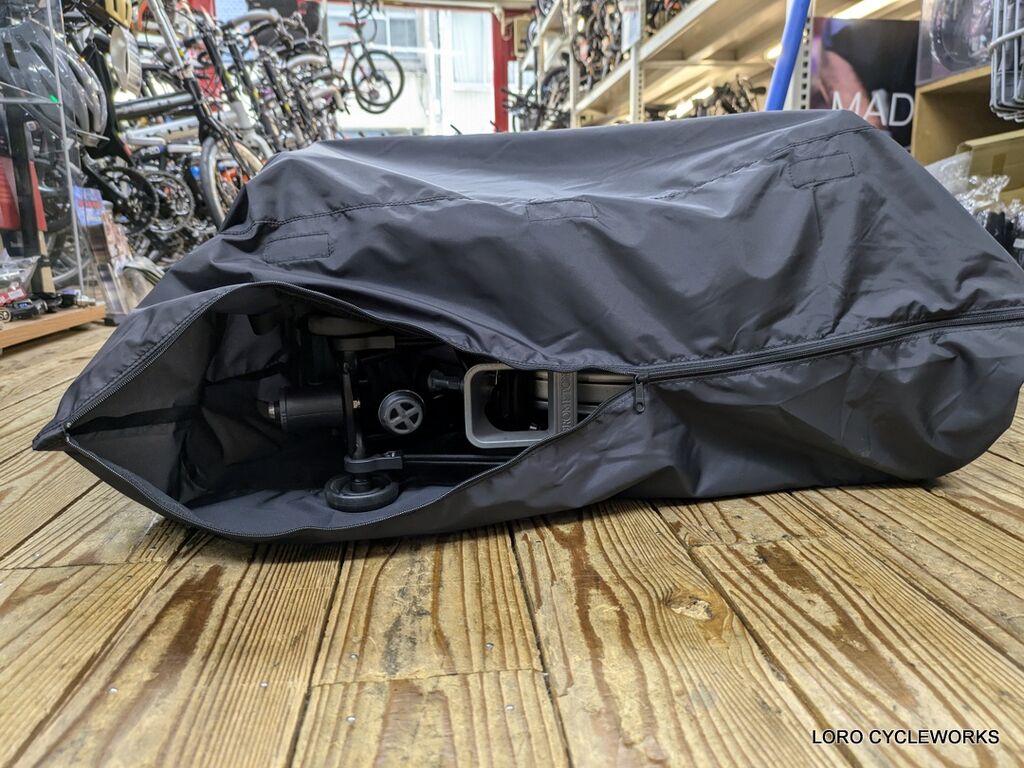 リンプロジェクトからフレーム内に収納できる輪行袋が登場しました