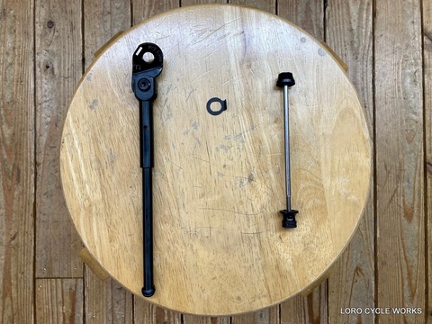 P Line用チタンキックスタンド入荷しました。 : LORO CYCLE WORKS