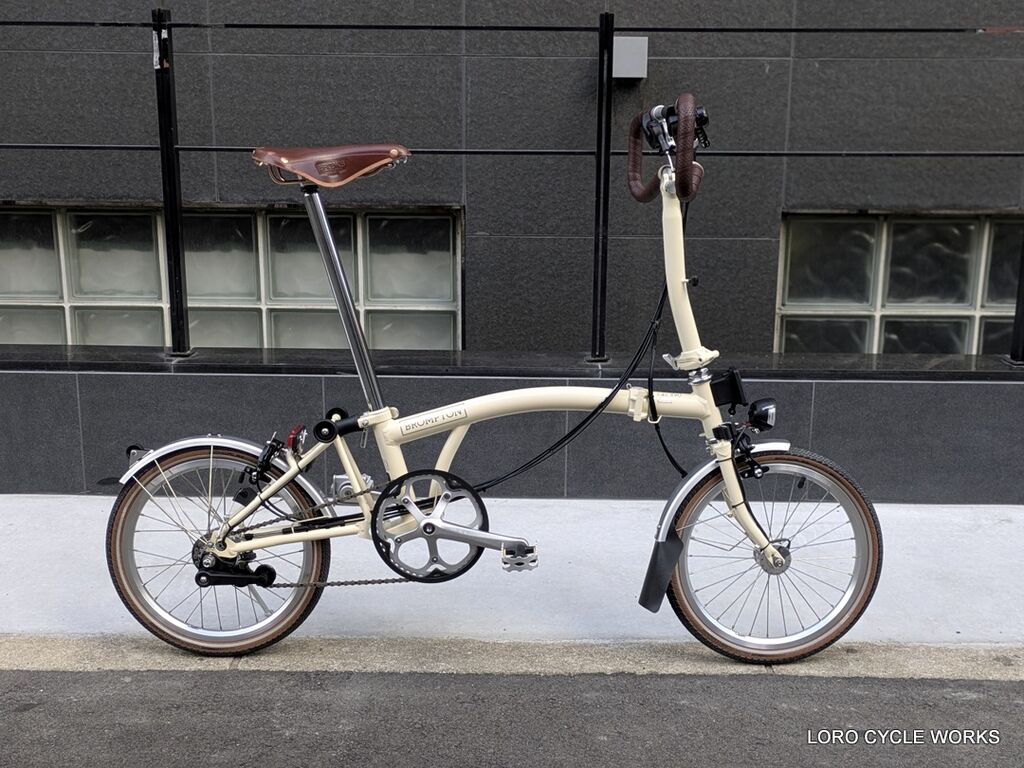 BROMPTONをミニP化カスタムしました。 : LORO CYCLE WORKS BROMPTONをミニP化カスタムしました。 : LORO CYCLE WORKS