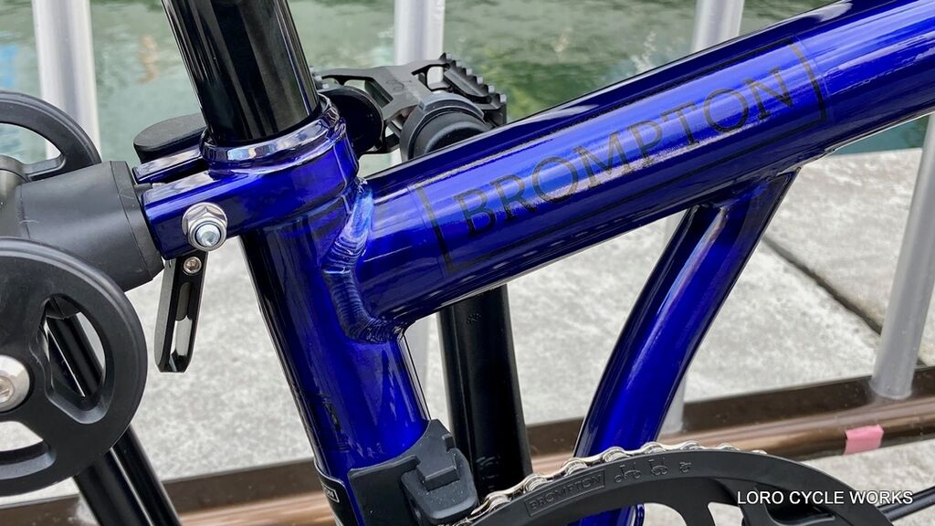 本日発売のBROMPTON P Line ボルトブルーラッカーのご紹介。 : LORO