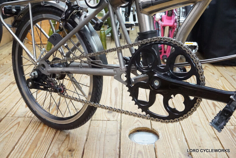brompton ブロンプトン　内装3段変速セット Brompton】内装3速調整してブロンプトン出撃準備完了 | turtle